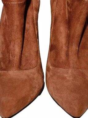 EUGENIA Kim Women's Suede Booties sz 37/7 Made in Italy NEW